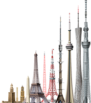 world's tallest towers and truss towers in past years